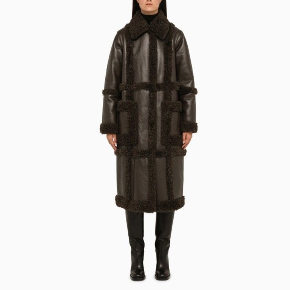 Stand Studio Patrice Faux Shearling Coat